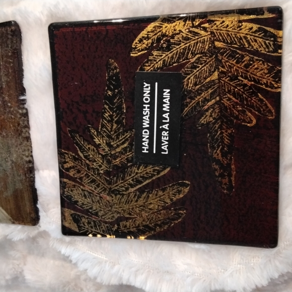 Vintage unique glass coasters, never used - Picture 5 of 8